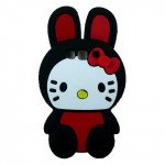 Wholesale Samsung Galaxy S3 / i9300 3D Hello Bunny Case (Black)